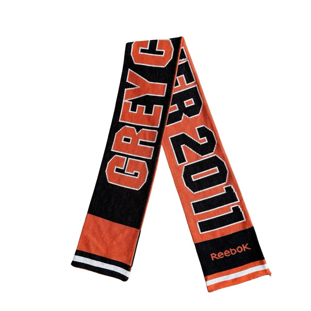 CFL Vancouver Grey Cup 2011 Reebok Orange and Black Scarf Collectible Sports